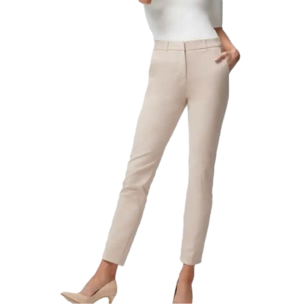 Elegant Cream Women's Pants